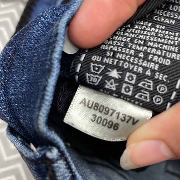 7 for all mankind B(AIR) AUTHENTIC DENIM THE ANKLE SKINNY VELVET STRIPES - Picture 11 of 13